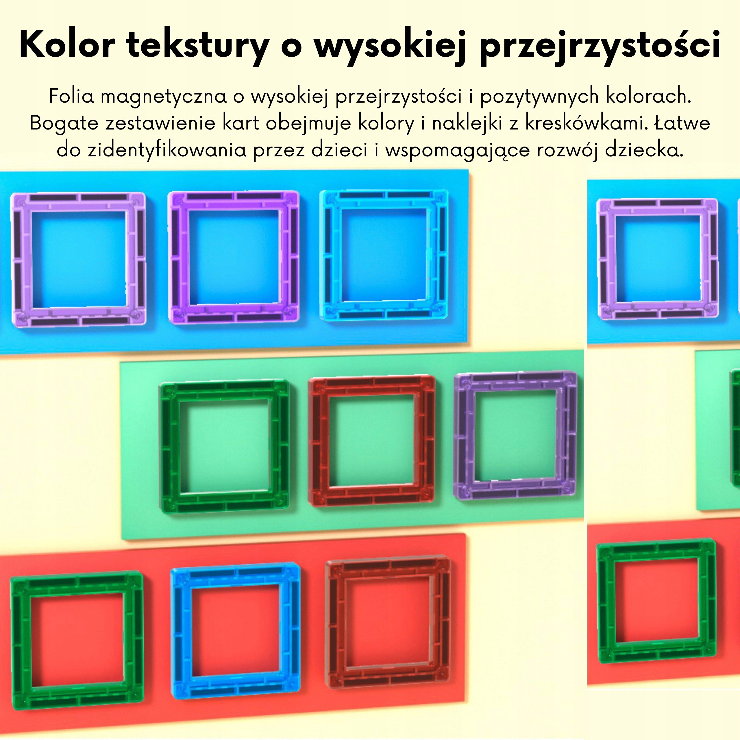 Zestaw liter i kolorowych elementów – nauka alfabetu w atrakcyjny sposób