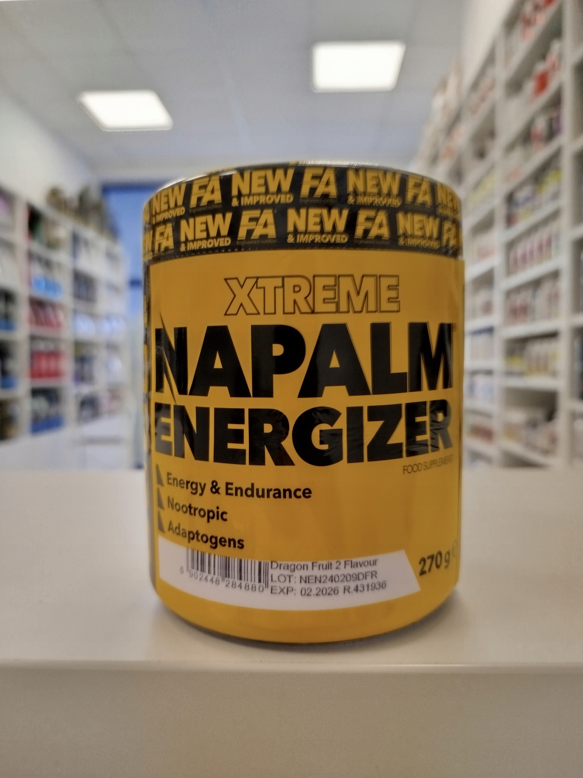 FA Xtreme Napalm Energizer 270g – Twoje wsparcie w treningu