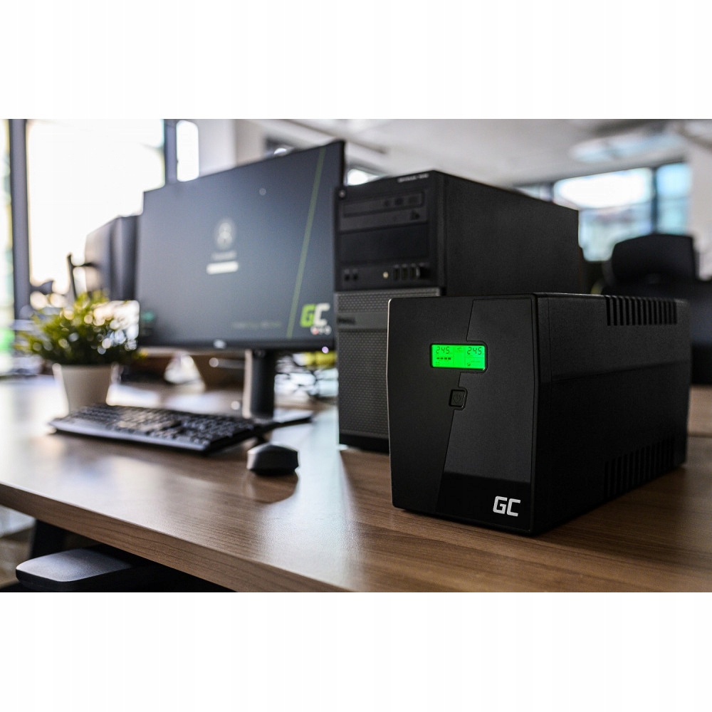 Zasilacz awaryjny Green Cell UPS09* 2000VA 1400W – Niezawodna ochrona dla Twojego sprzętu