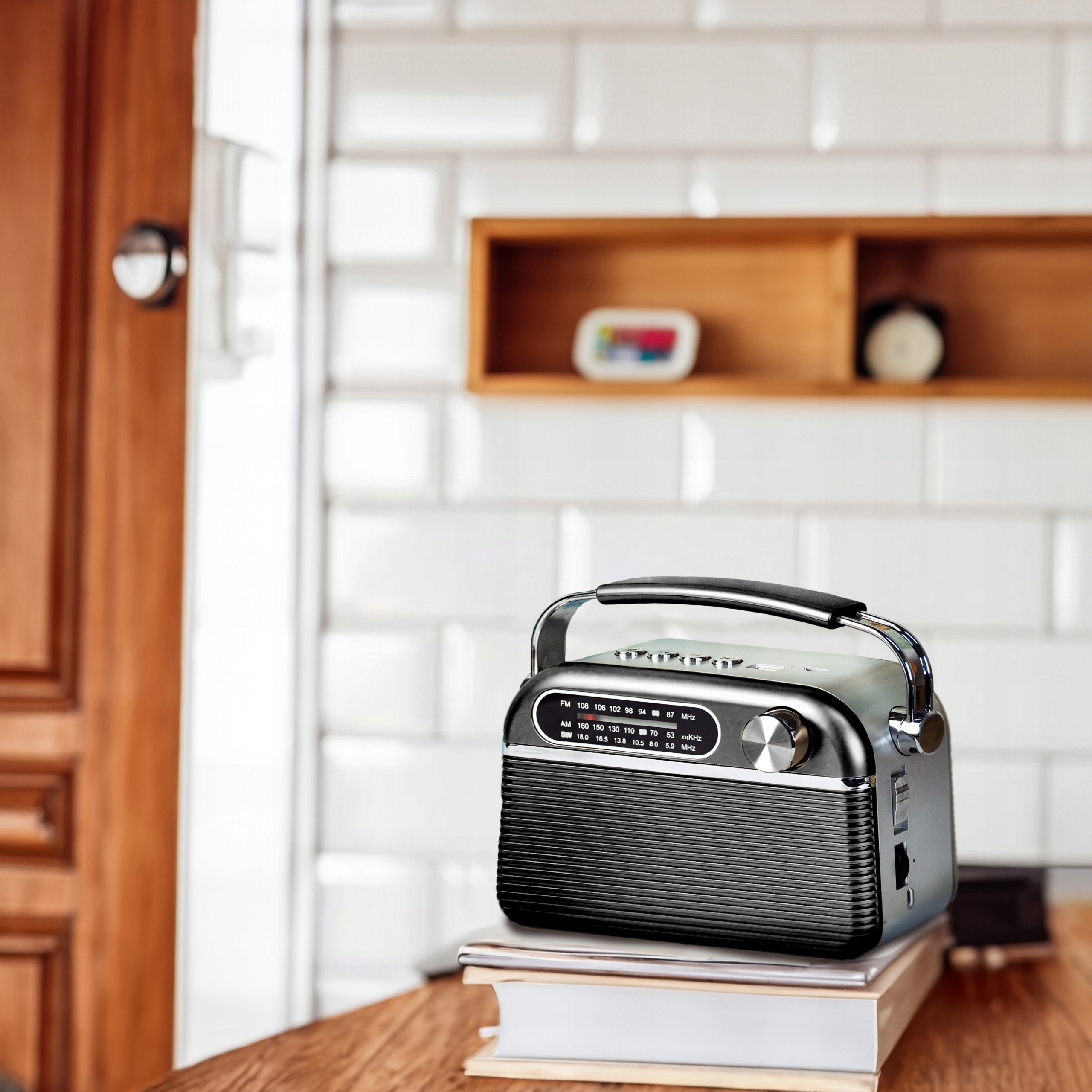 Radio FM kuchenne warsztatowe przenośne RETOO – Idealne do każdego wnętrza