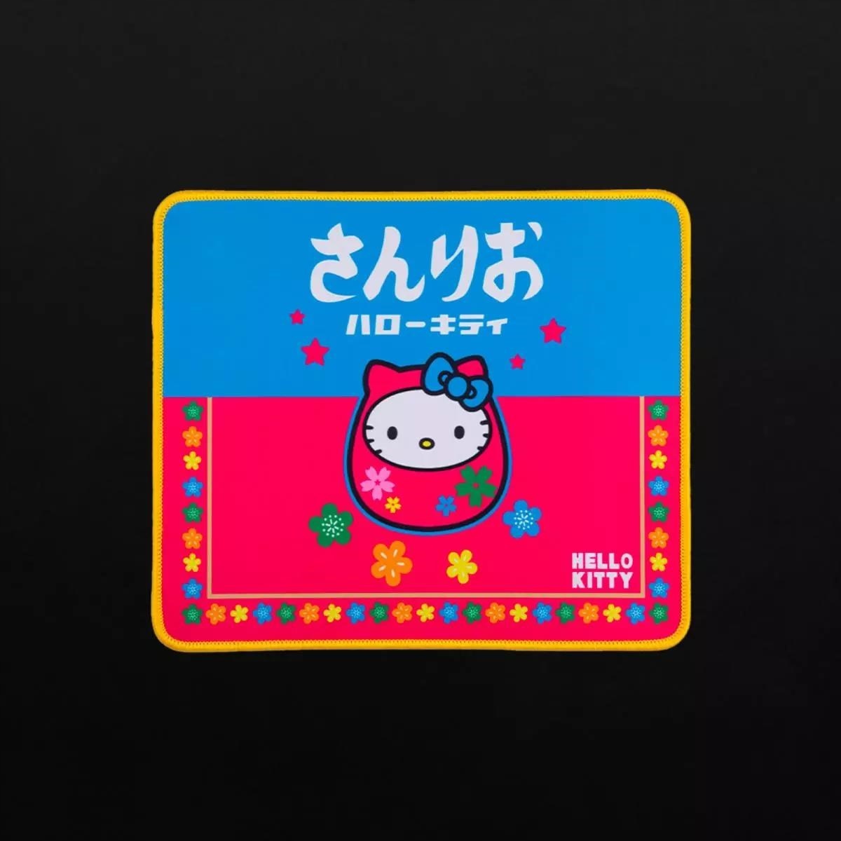 Kolorowy design z motywem Hello Kitty