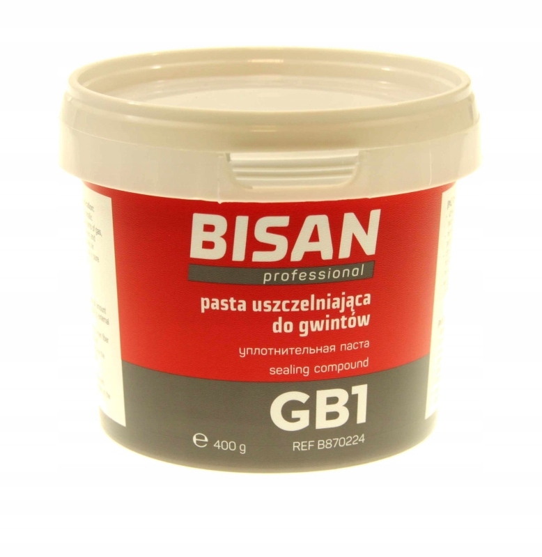 Bisan PASTA DO GWINTÓW GB1 400G – Niezawodne uszczelnienie dla Twojego domu