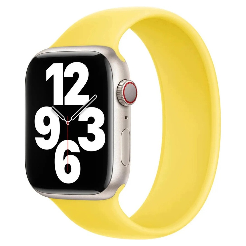 Pasek Apple 41mm Solo Loop rozmiar 8 canary yellow – Idealne dopasowanie do Twojego Apple Watch