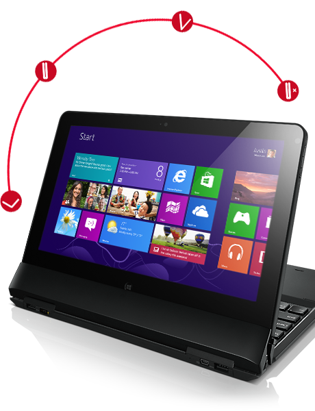 klawiatura konwertowalnego tabletu ThinkPad Helix