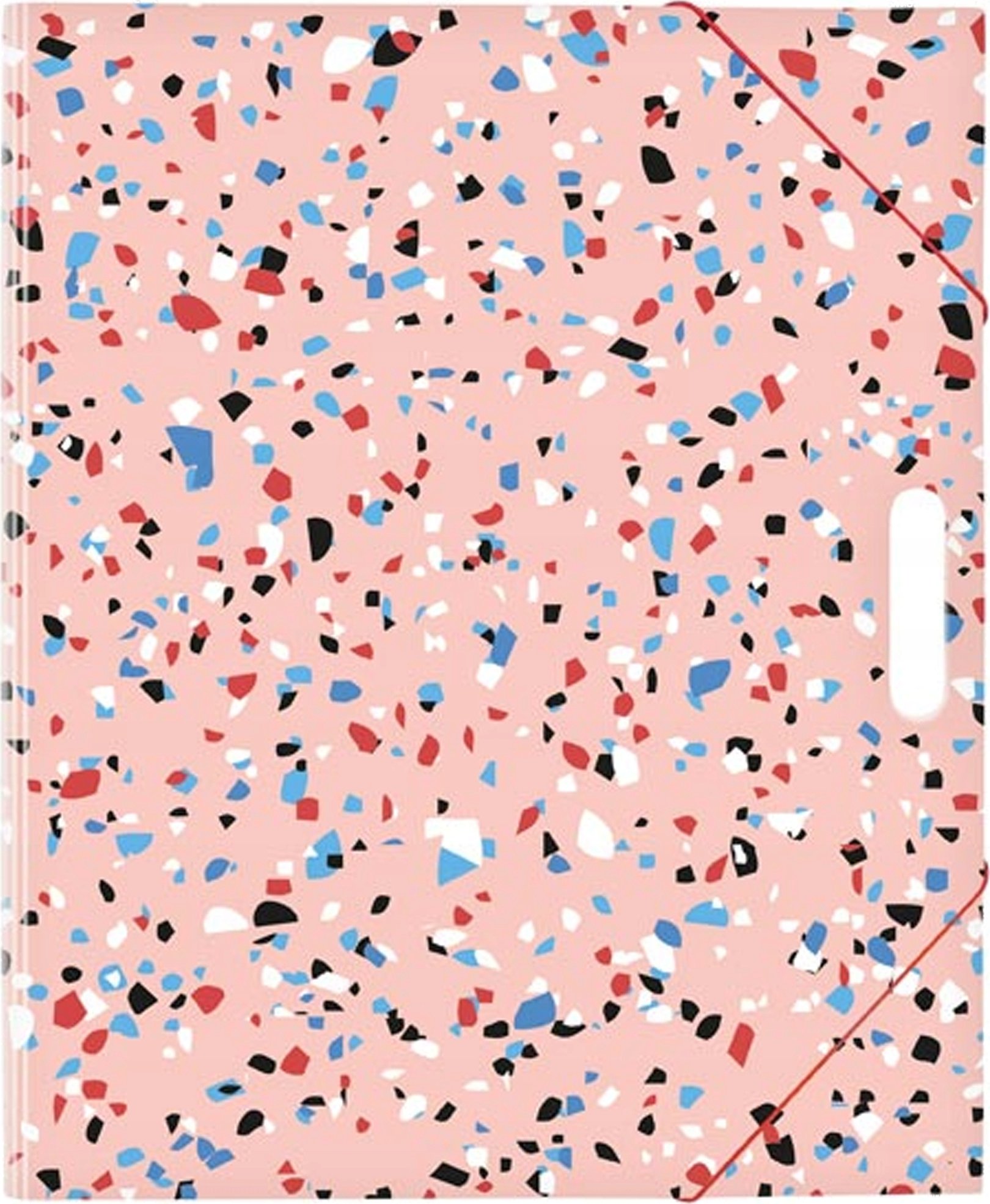 Teczka na rysunki A4 Terrazzo Różowa – Idealna do przechowywania Twoich prac