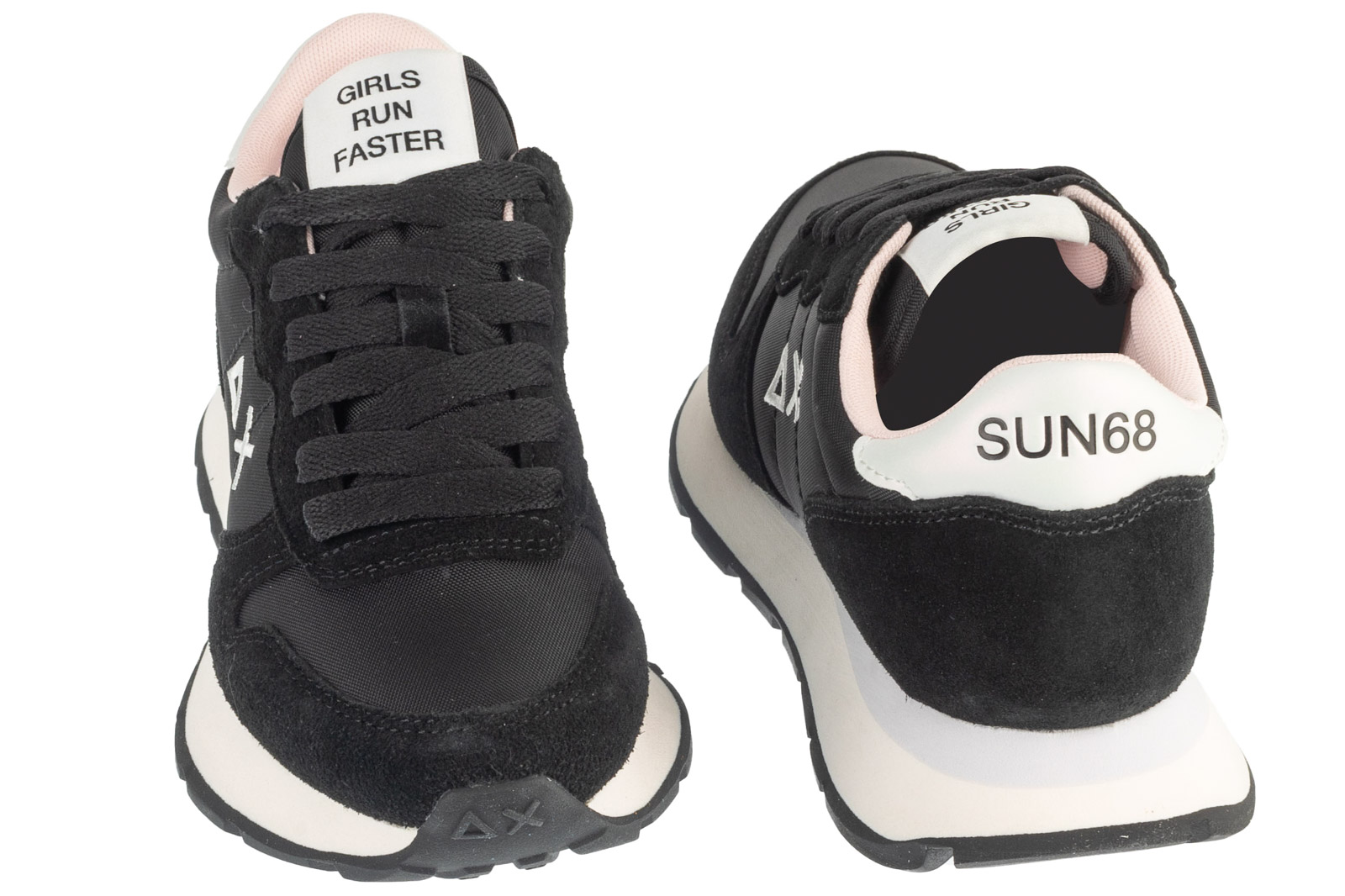 Niskie sneakersy z sznurowanym zapięciem