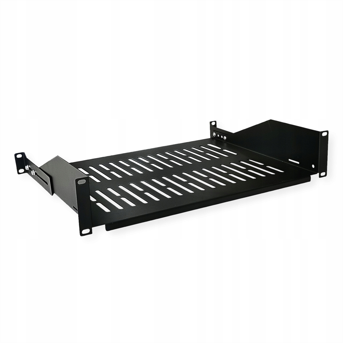 Półka VALUE 19, 485 x 350 mm, maks. 25 kg, czarna – Idealne rozwiązanie do montażu