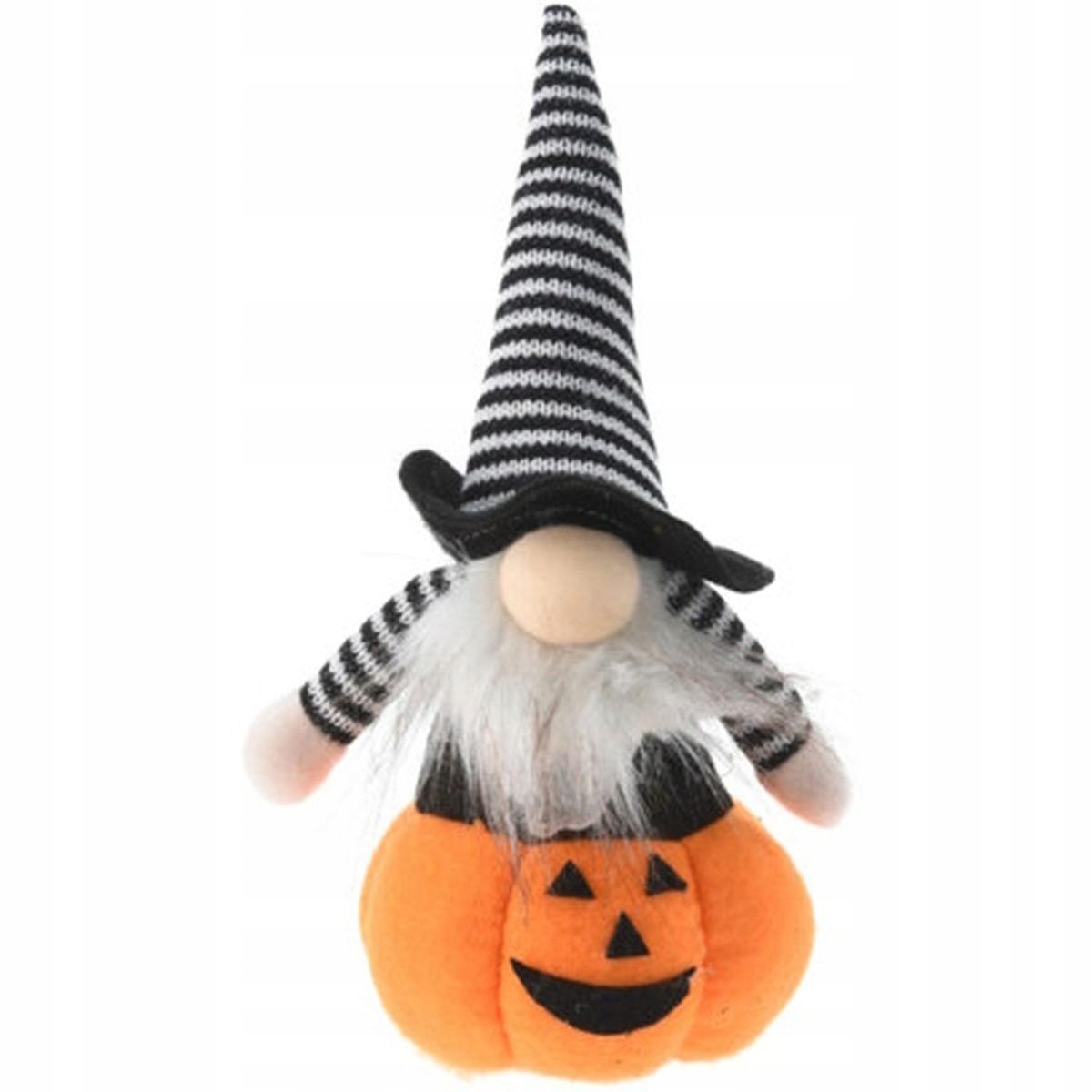 Figurka Dekoracyjna na Dyni 25cm LED Halloween - Pomarańczowa – Idealny Element Twojej Kolekcji