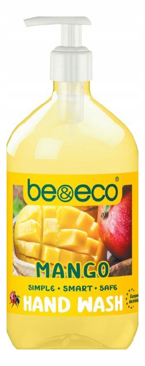 Be&Eco Mydło W Płynie Mango 1000 ml – pielęgnacja dla Twojej skóry