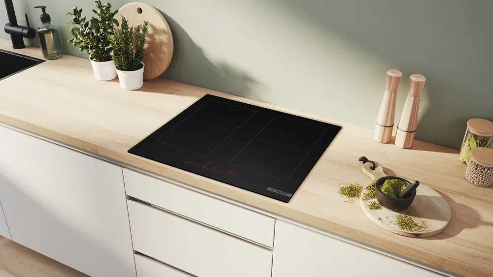 Bosch PVQ61CHB1E – Wbudowana płyta indukcyjna w kolorze czarnym