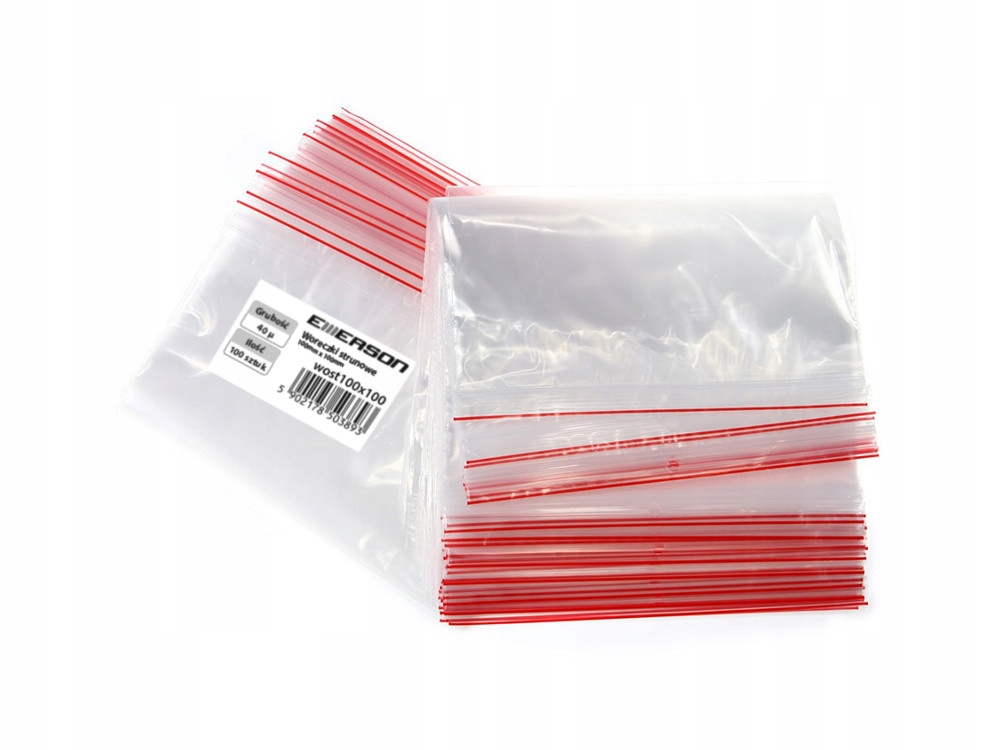 Grubość woreczków: 40 mikronów