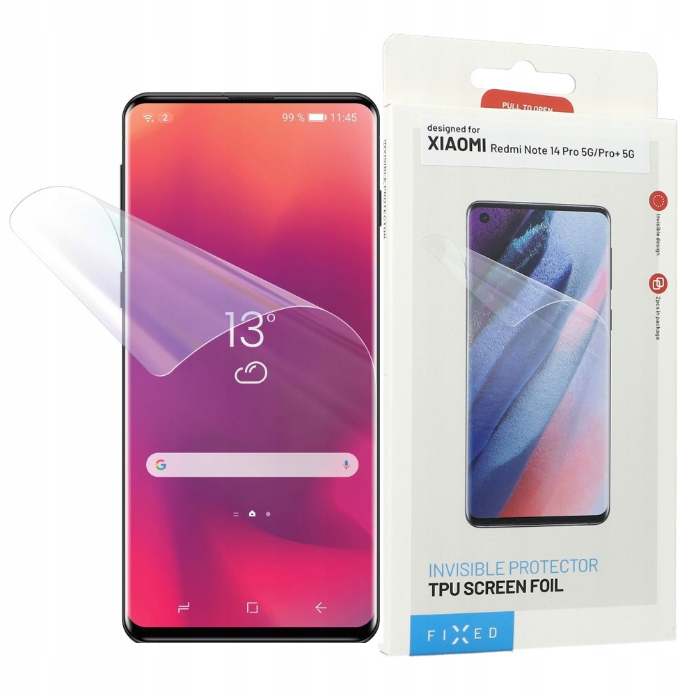 Folia ochronna Fixed Screen Protector do Xiaomi Redmi Note 14 Pro/Pro+ 5G – Ochrona na najwyższym poziomie