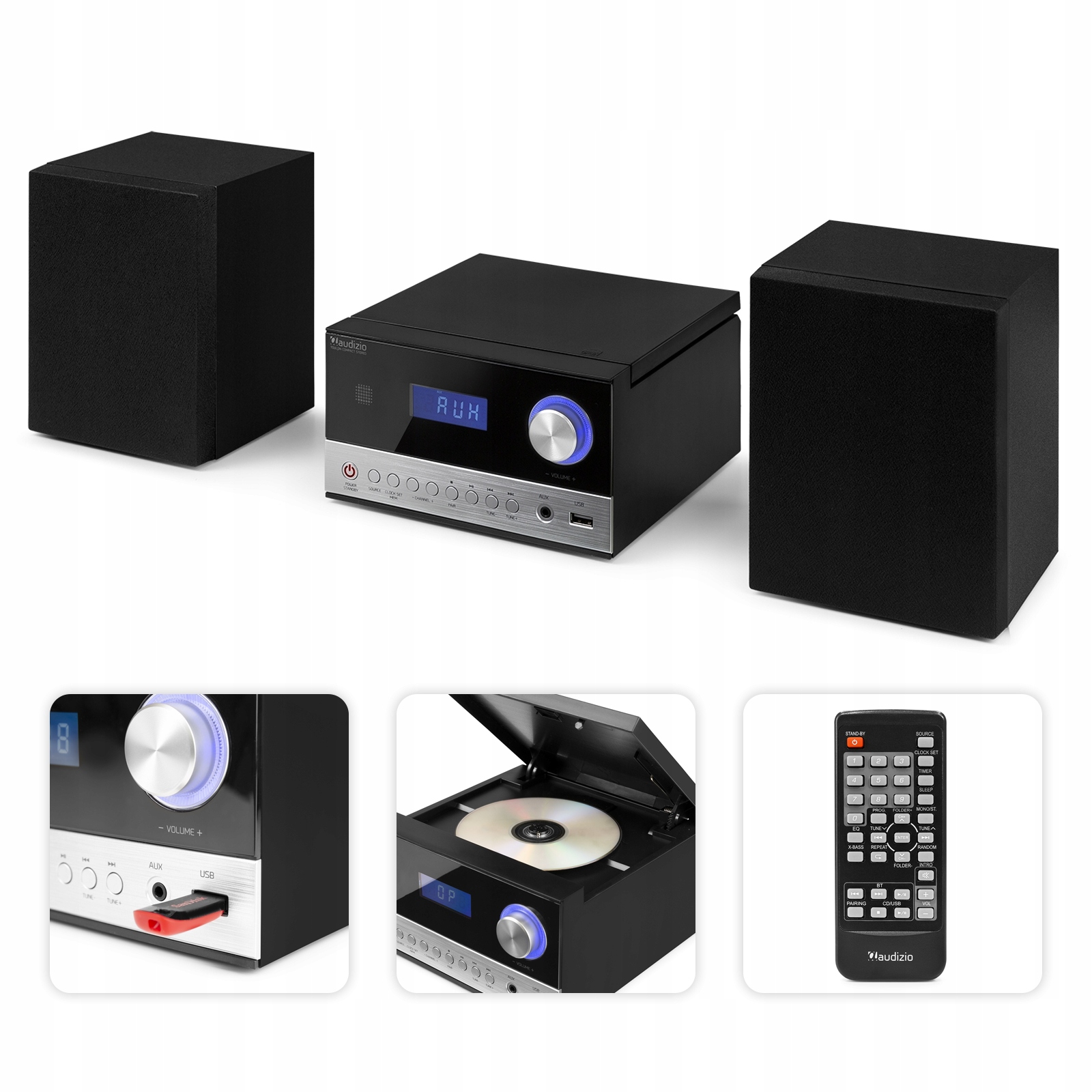 Wieża Toulon HiFi czarny/srebrny – Kompaktowy system audio dla każdego