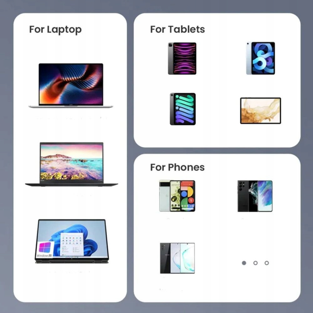 Szeroka kompatybilność – Pasuje do wielu urządzeń USB-C