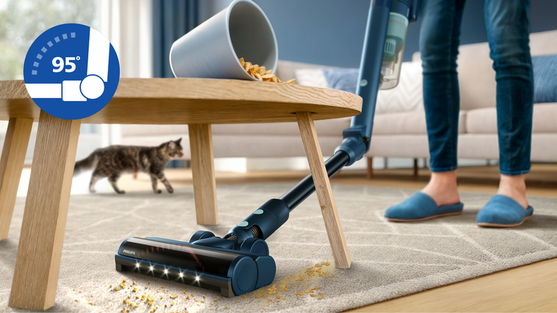 Elastyczna rura i odkurzacz ręczny – Dotarcie do trudno dostępnych miejsc