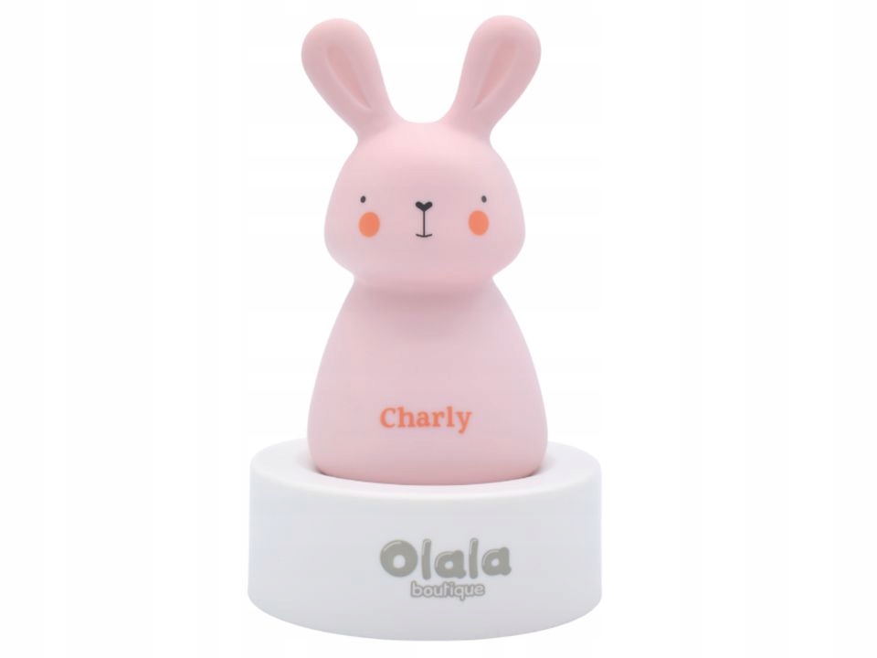 Olala Boutique Króliczek Charly różowy – Idealny towarzysz snu dla dzieci