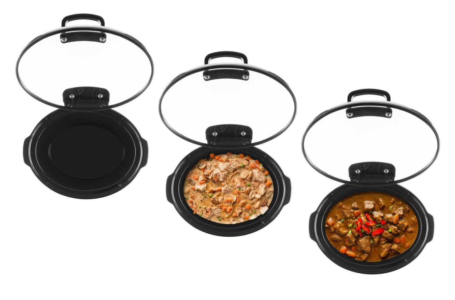 Zdejmowana pokrywa z uszczelką dla soczystych potraw