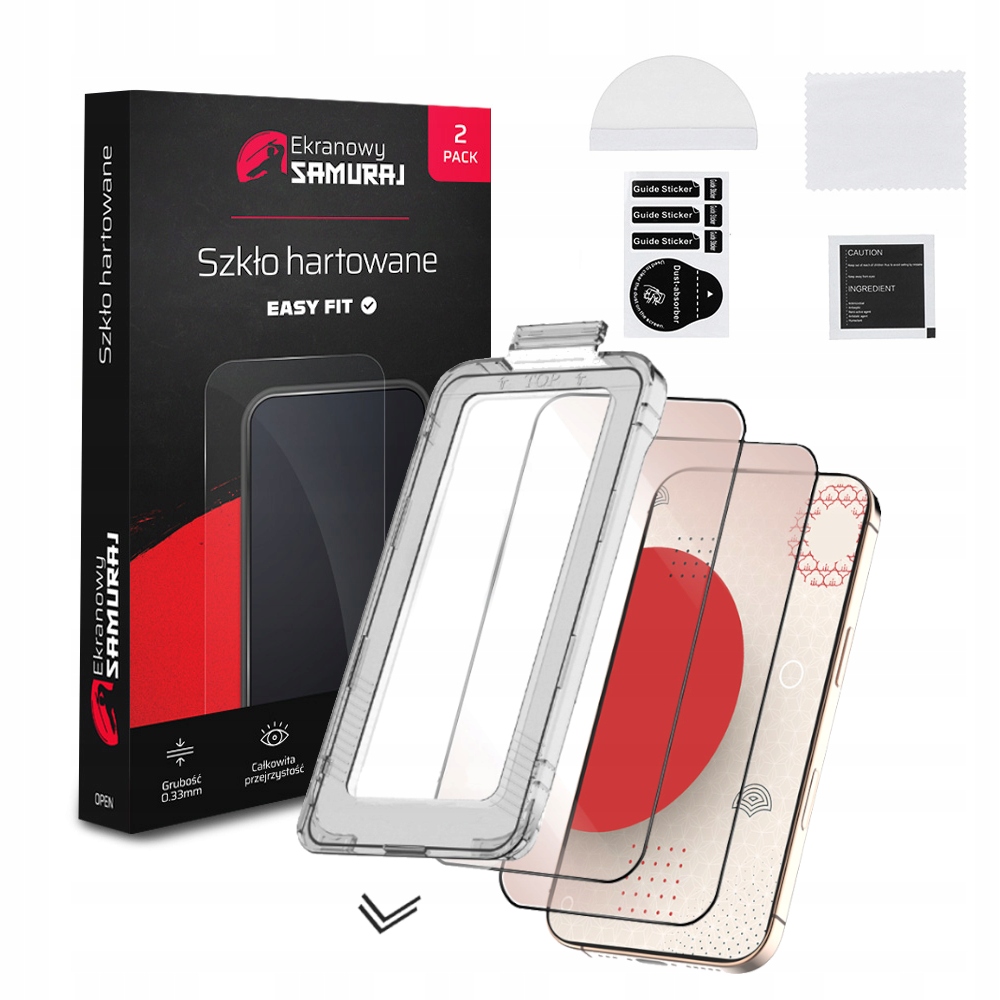 Łatwy montaż dzięki ramce Easy Fit – Bez pęcherzyków powietrza