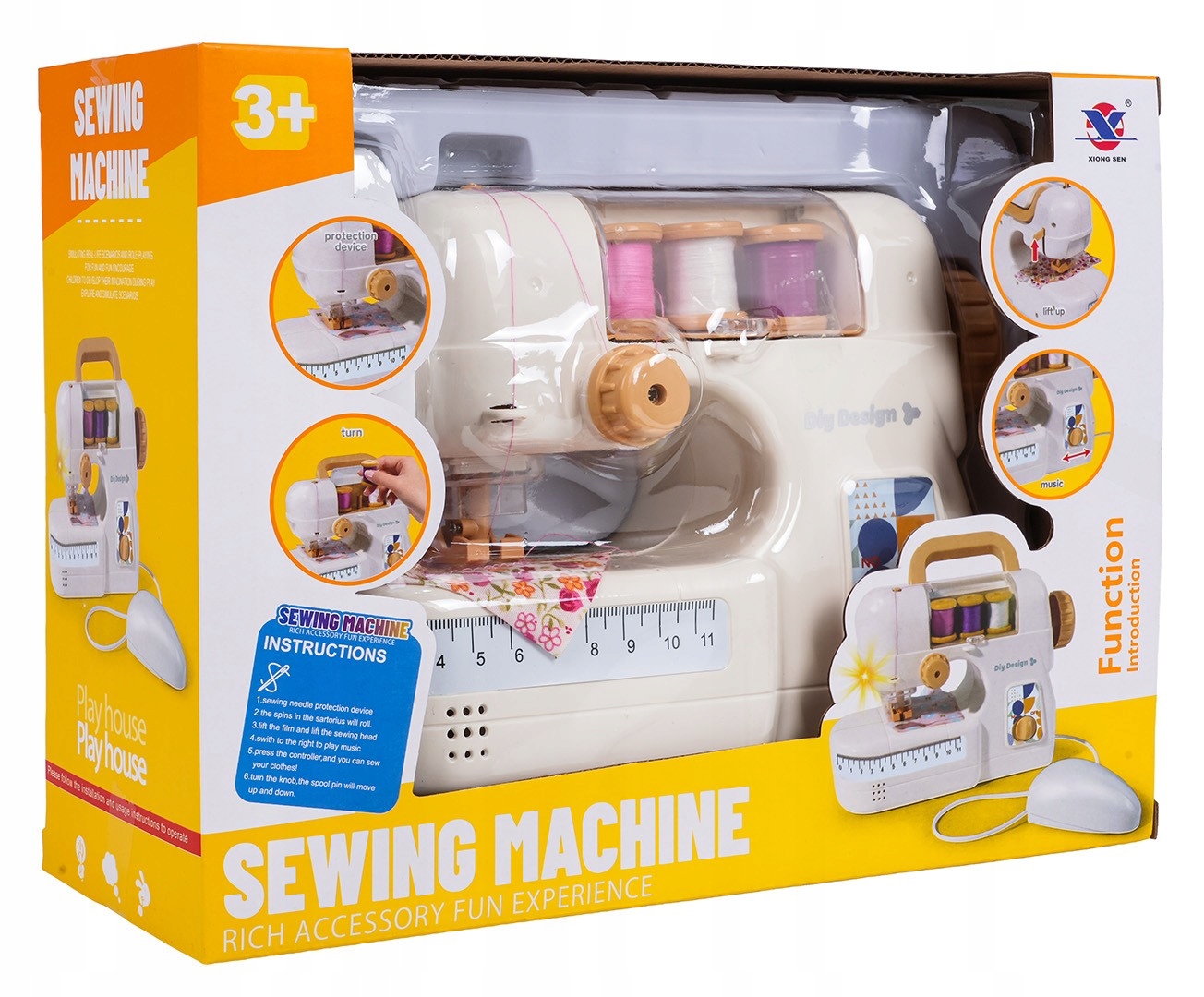 Zestaw akcesoriów do szycia w komplecie