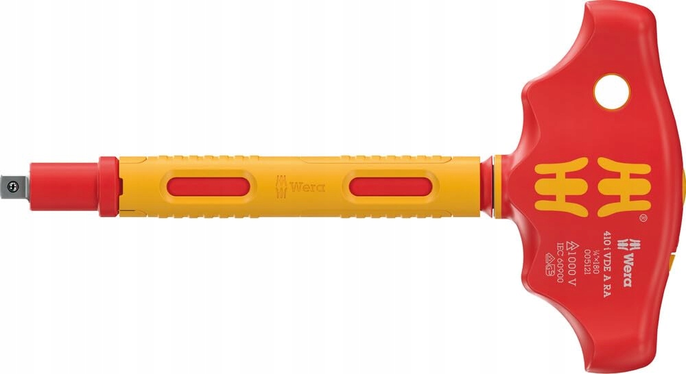 Wera 410 i VDE A RA VDE-isolierter Quergriff – Niezawodny narzędzie do pracy
