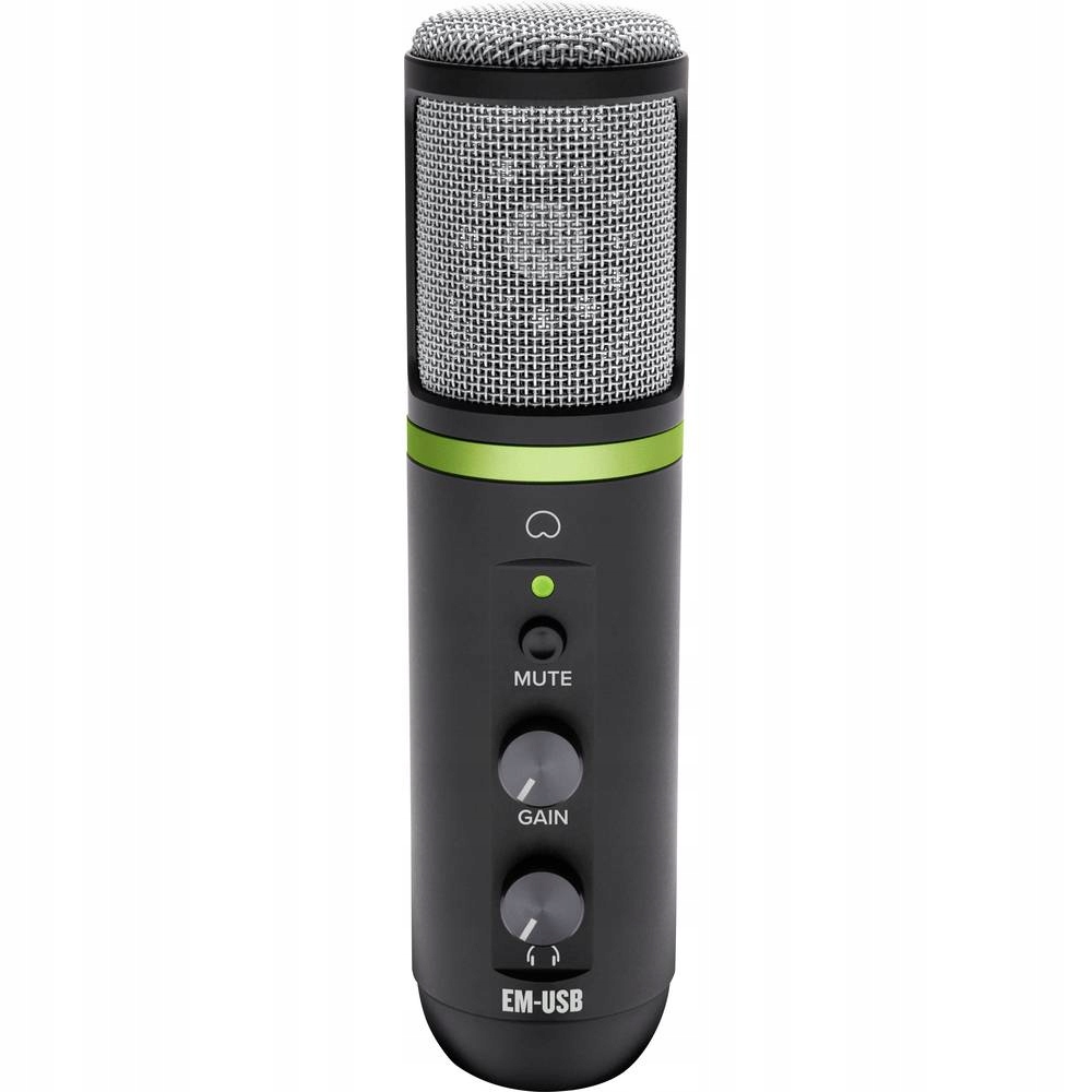 MACKIE EM-USB – Profesjonalny mikrofon pojemnościowy USB do nagrywania