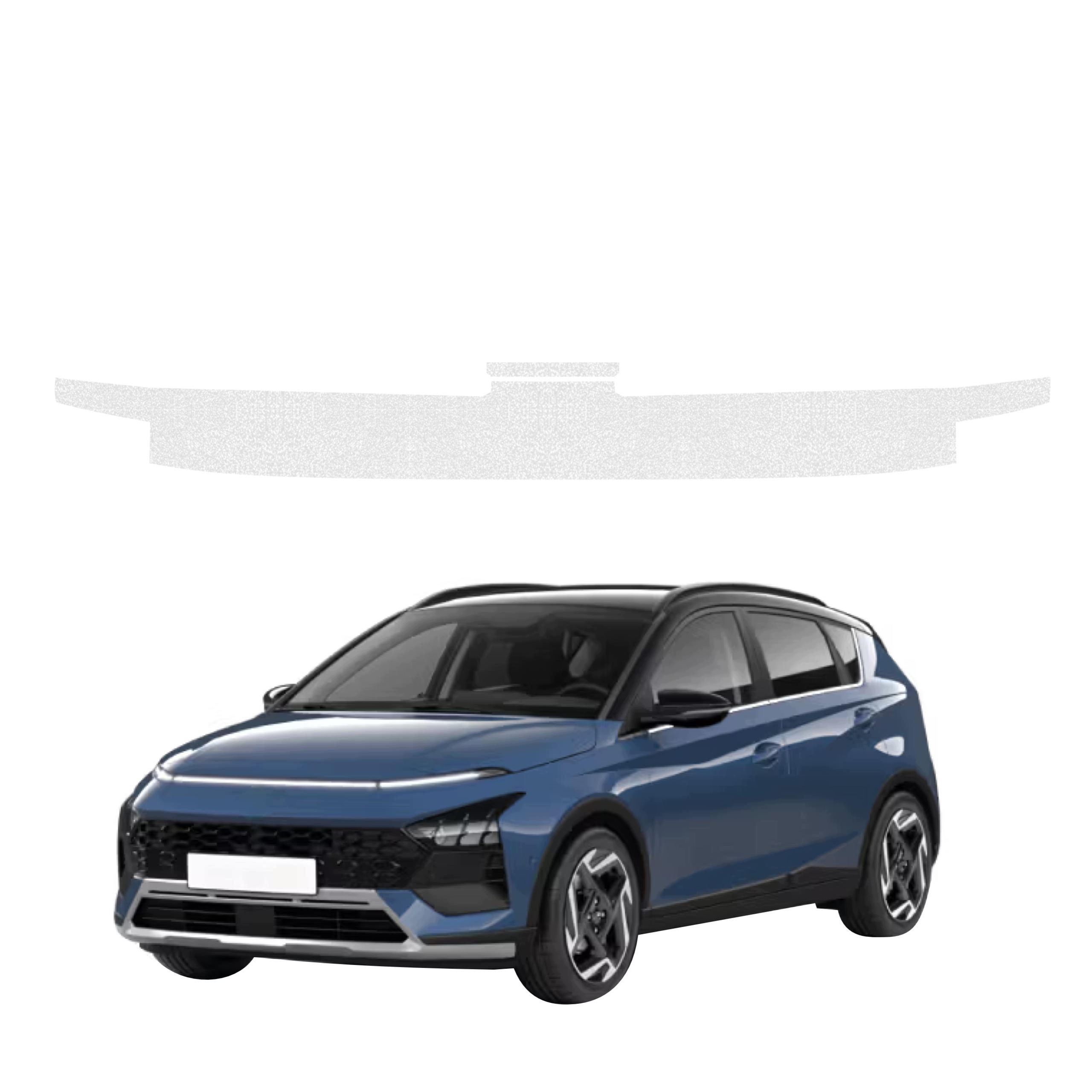 Bezbarwna powłoka techniczna HeavyDuty Clear na próg bagażnika do Hyundai Bayon (2024-2026) – Ochrona na najwyższym poziomie