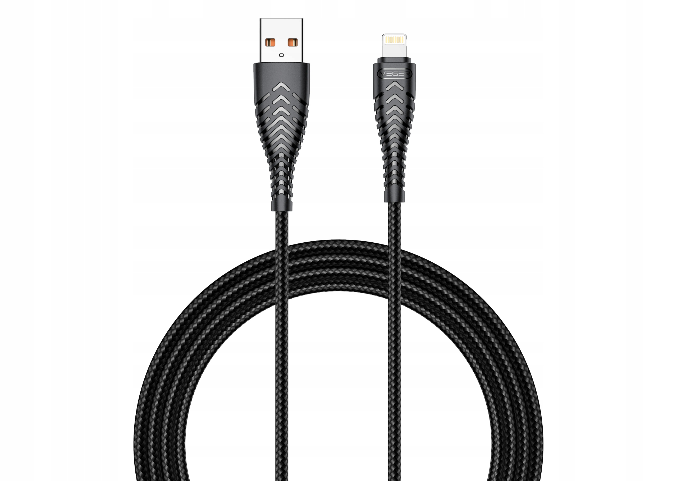 Kabel USB-A - Lightning 1,2 m Czarny – Szybkie ładowanie i transfer danych