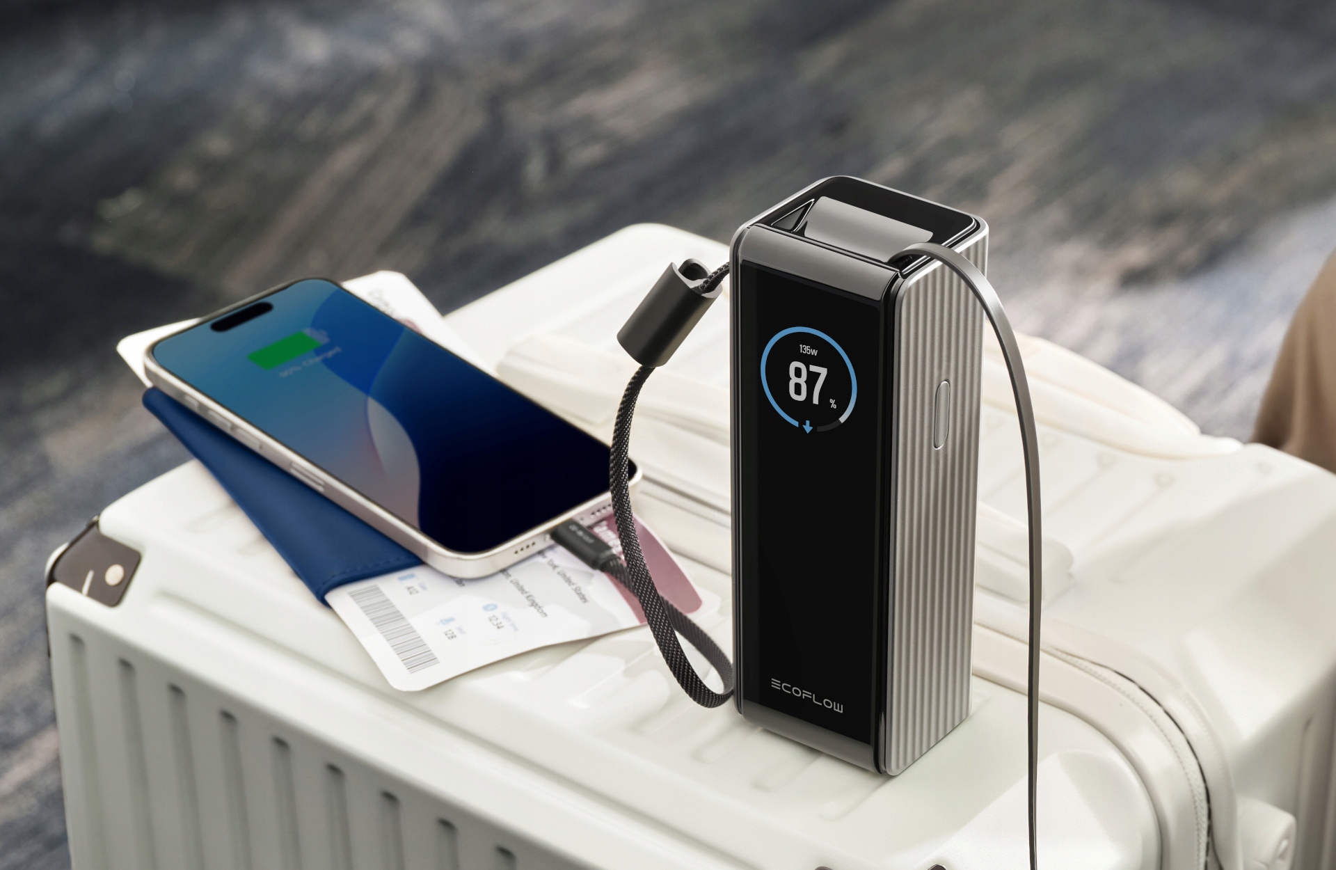 Kompatybilność z aplikacją EcoFlow* – zarządzaj zasilaniem zdalnie