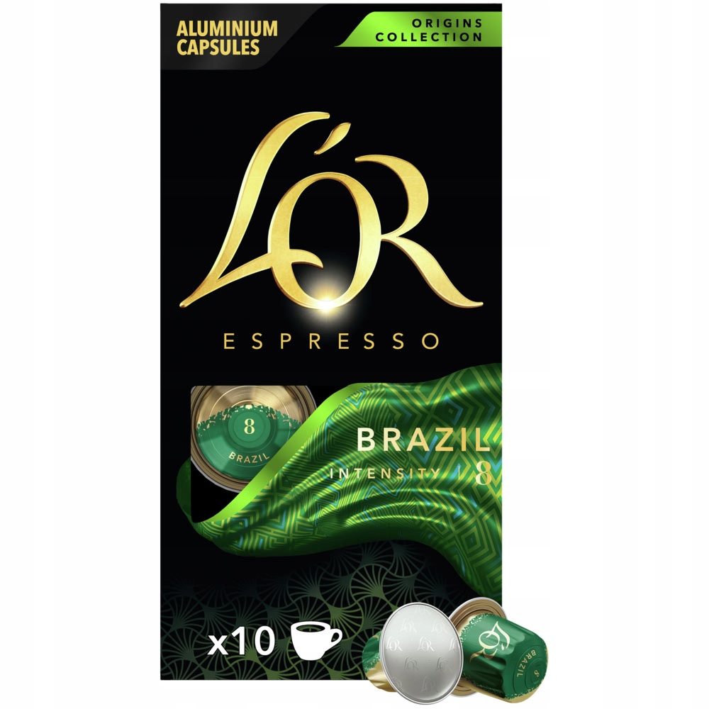 Kapsułki do Nespresso L'OR Espresso Brazil – Doskonałe espresso w Twoim domu