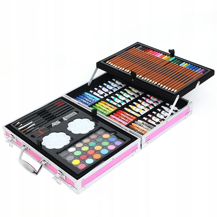 Zestaw Artystyczny Różowa Walizka Girls Basquiat145 – Kreatywność dla każdego dziecka