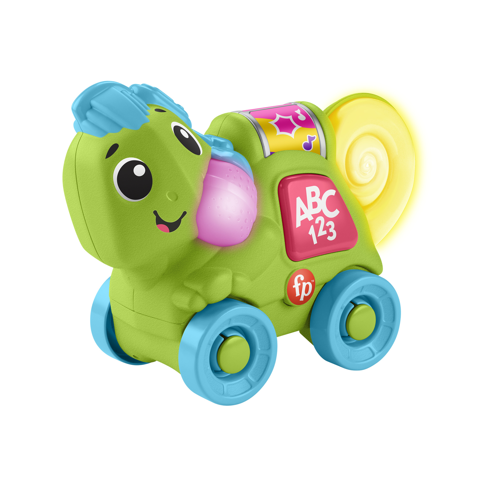 Kolorowy kręciołek i podświetlany mikrofon