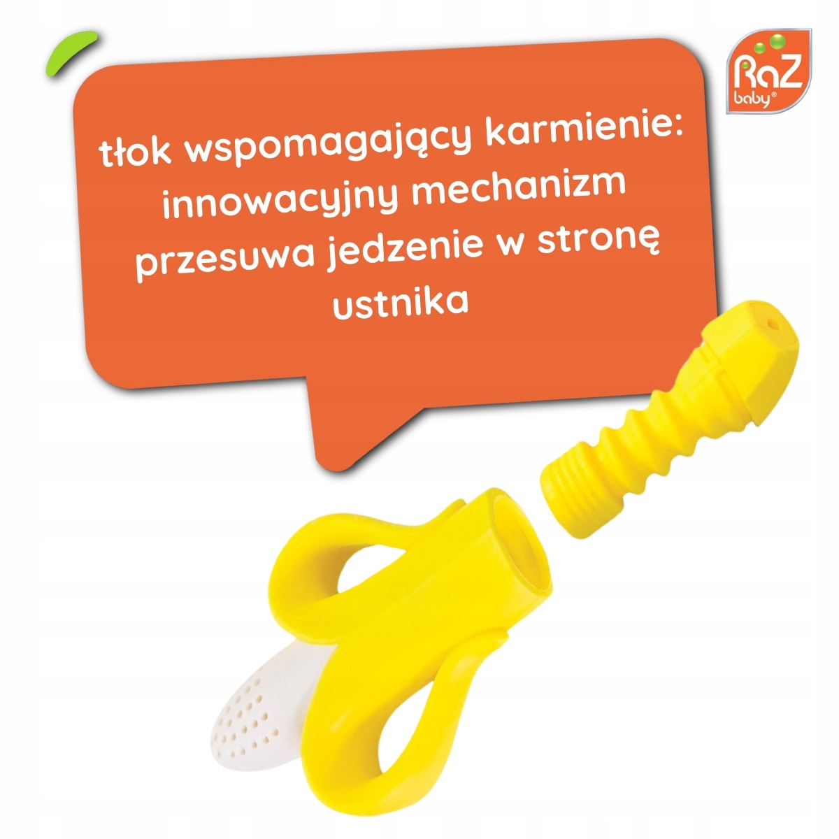 Mechanizm wypychający – Ułatwienie w podawaniu pokarmu
