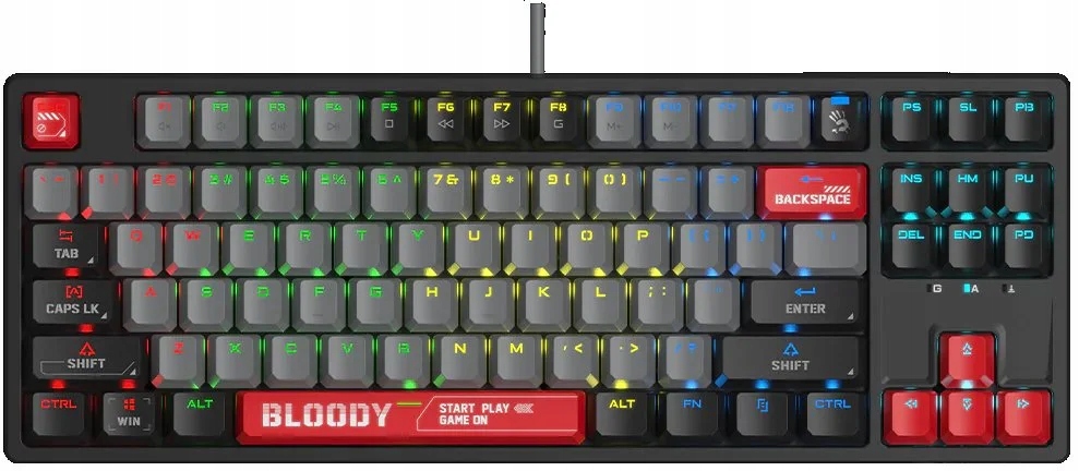 A4tech Bloody Klawiatura S87 – Mechaniczna klawiatura gamingowa dla prawdziwych graczy