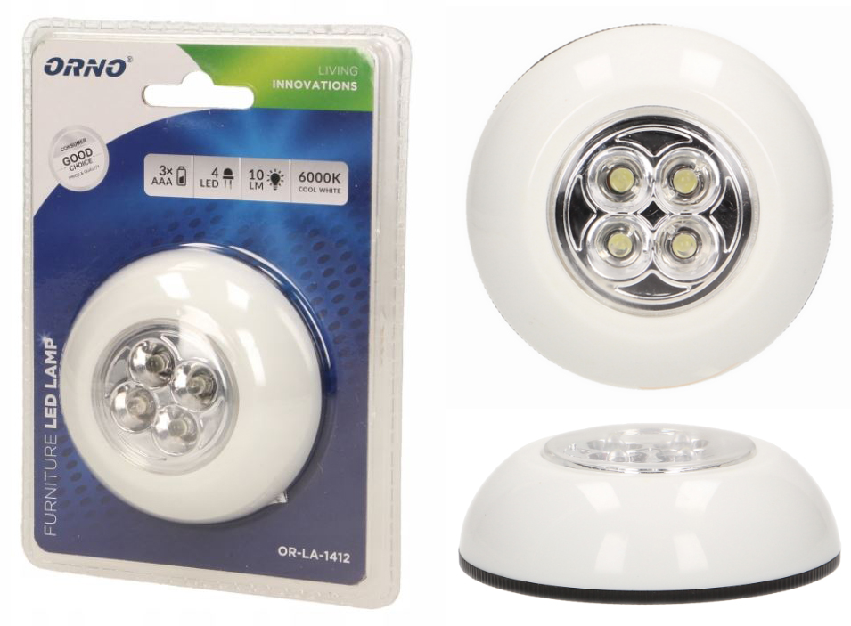Bateryjna lampka LED Virone LA-3 – Idealne oświetlenie do każdego wnętrza