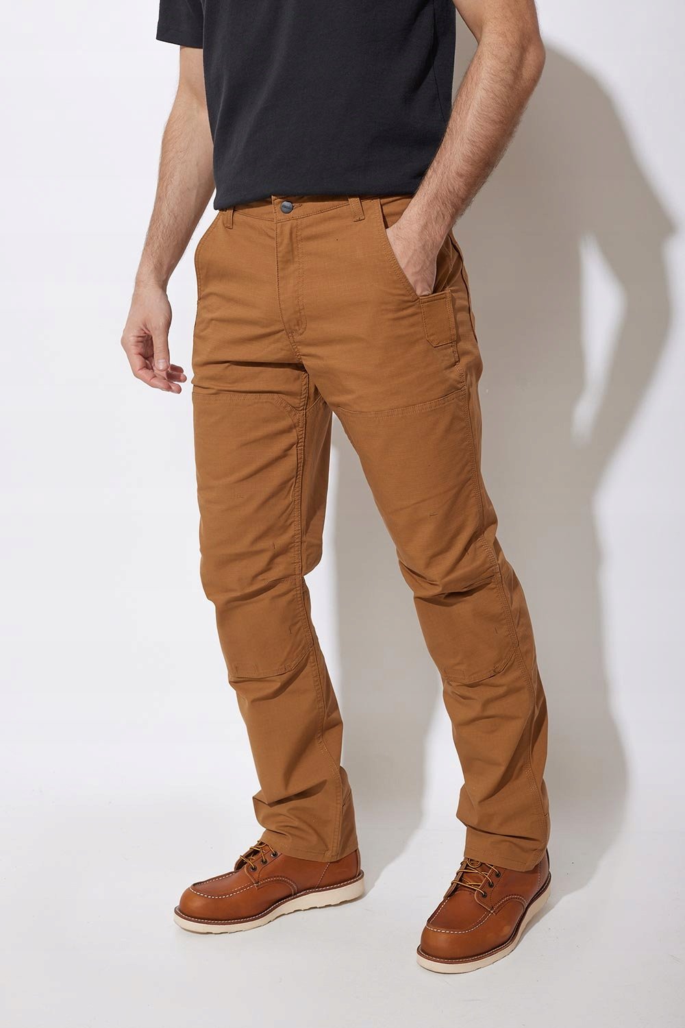 Spodnie Robocze Carhartt Rugged RipSto Brown – Wytrzymałość i styl w pracy
