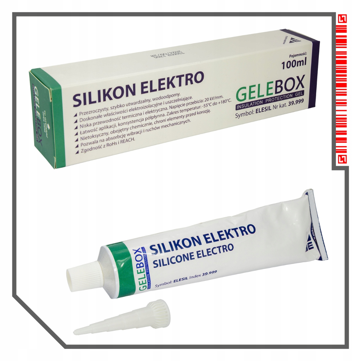 Silikon Elektro GELEBOX 100ml – Izolacja i uszczelnienie ELESIL