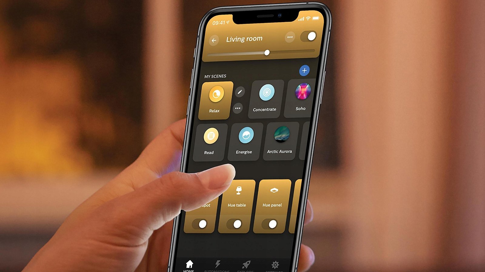 Inteligentne sterowanie oświetleniem z aplikacją Philips Hue