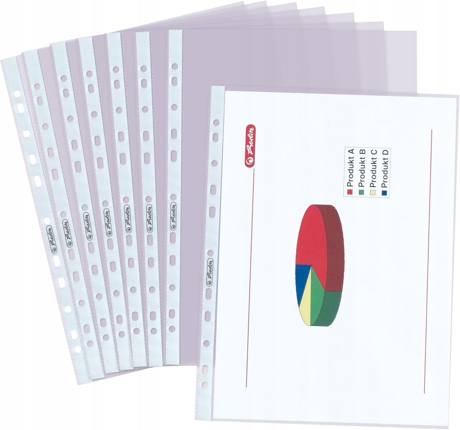 Herlitz Prospekthülle A4 glasklar Premium – Idealne rozwiązanie dla biura