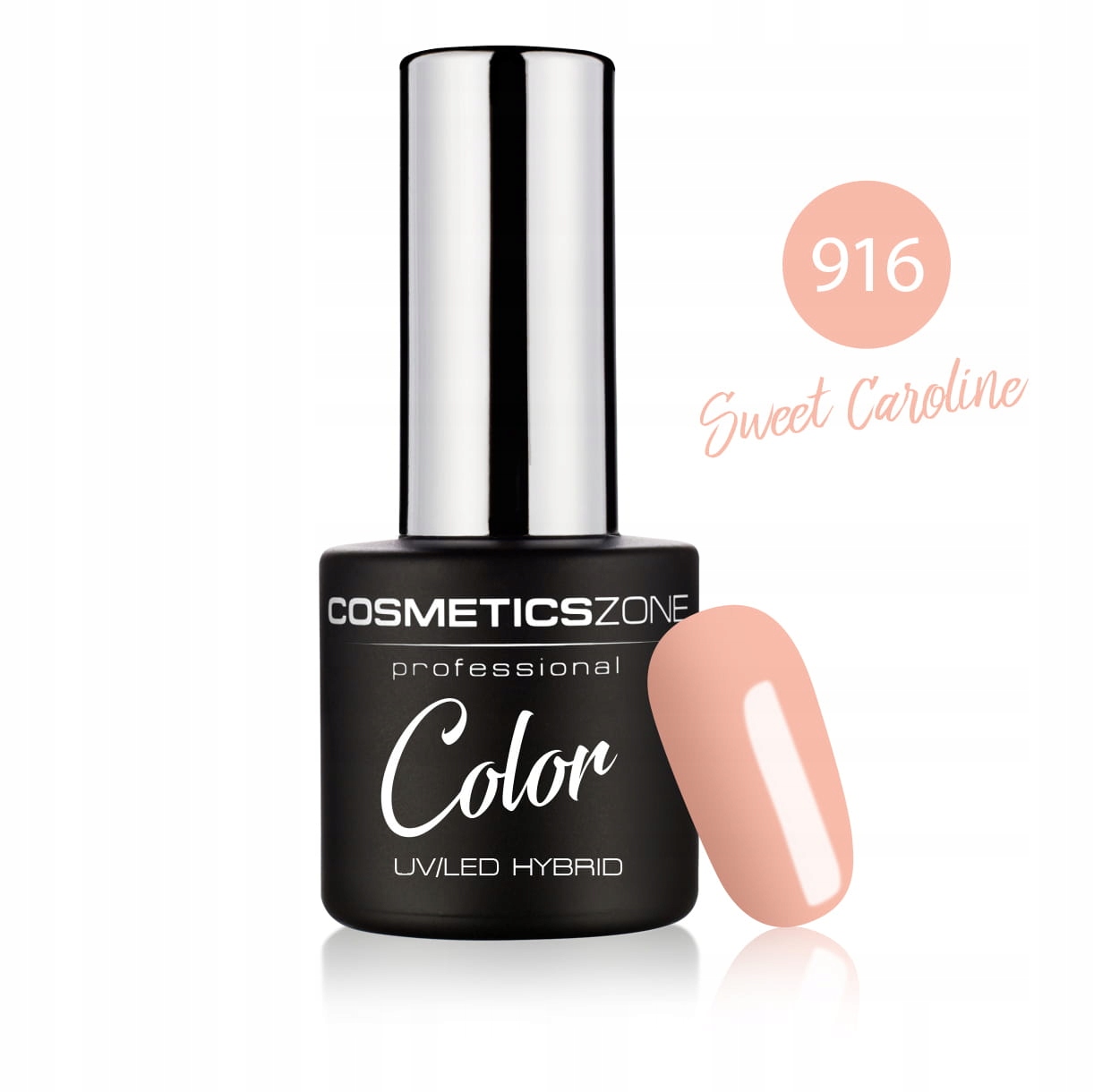 Cosmetics Zone Lakier hybrydowy róż 7ml - 916 EAN (GTIN) 5904754521222