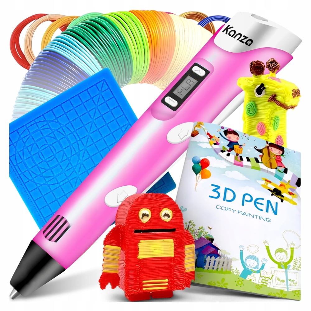 Zawartość zestawu Długopisu 3D KANZA