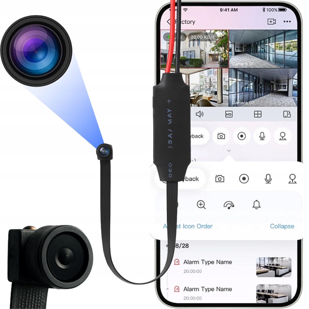 Zdalny podgląd na żywo w aplikacji mobilnej