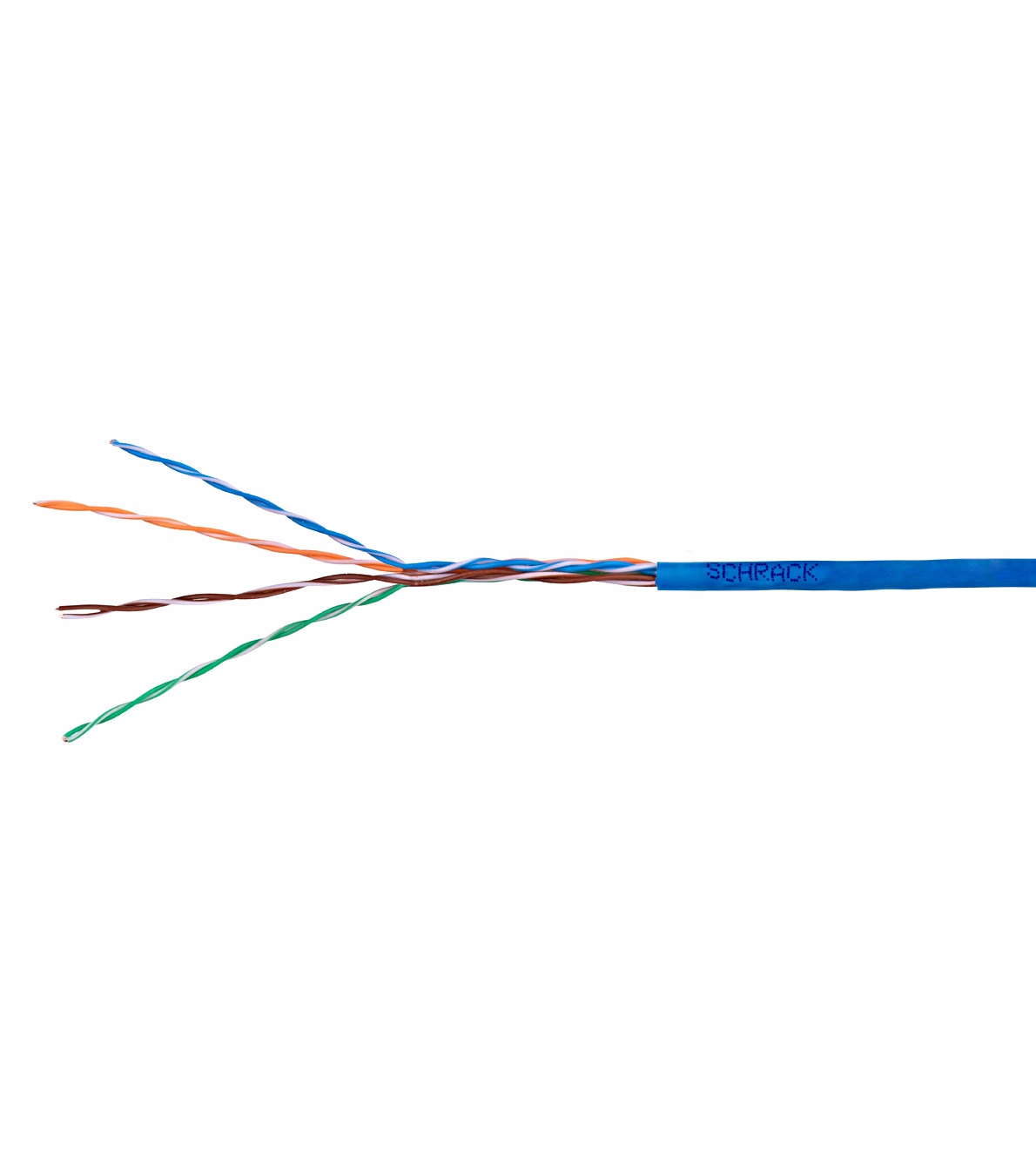 Kabel U/UTP kat.5E 4X2XAWG24 PVC niebieski – Idealne rozwiązanie do sieci komputerowych