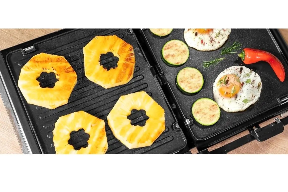 Płyty grillowe z ząbkowaną powierzchnią – Doskonałe do steków i hamburgerów