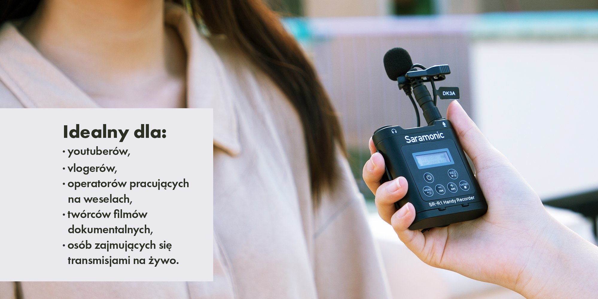 Rejestrator dźwięku Saramonic SR-R1