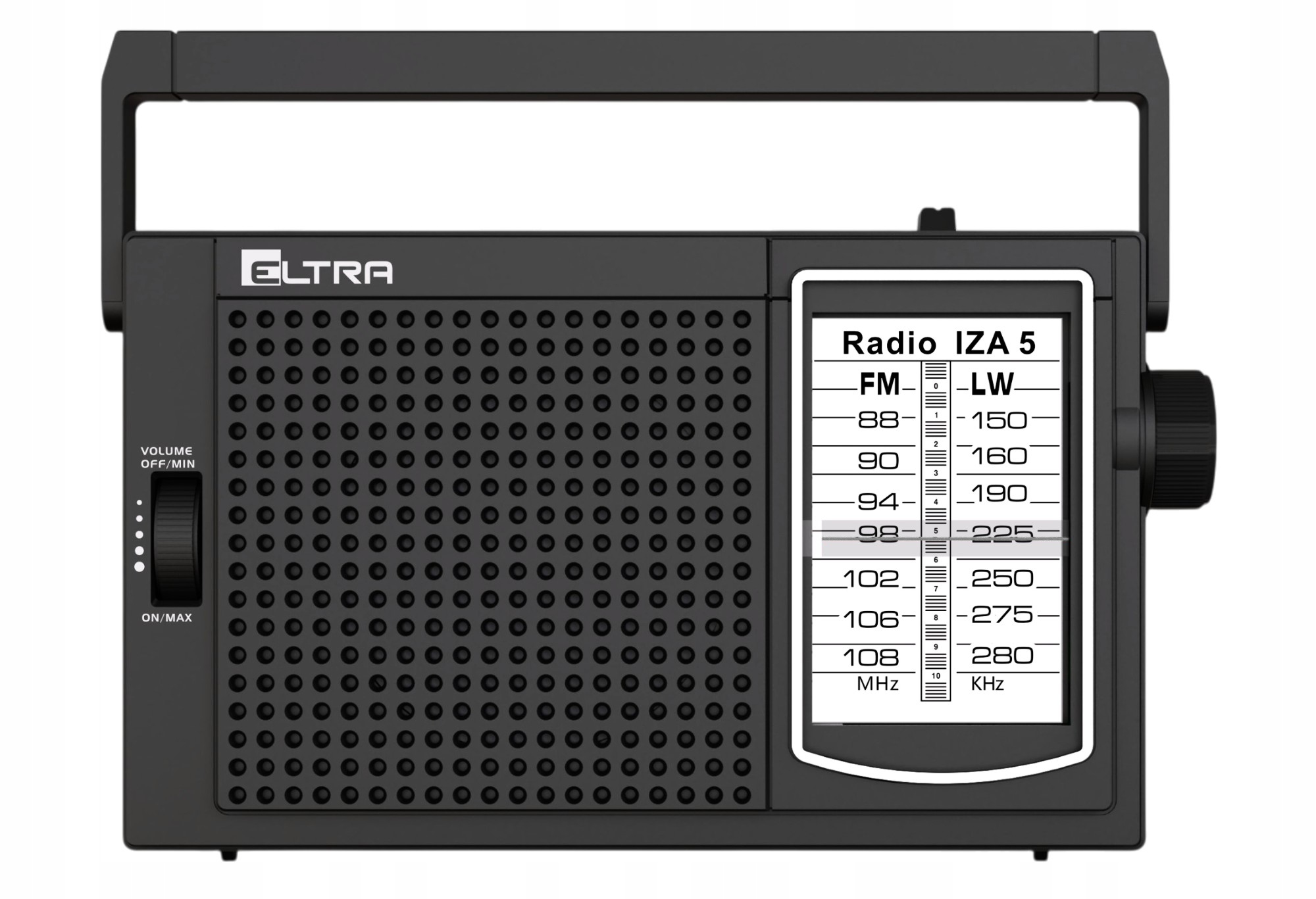 Radio IZA-5 czarne – Twoje idealne towarzystwo muzyczne