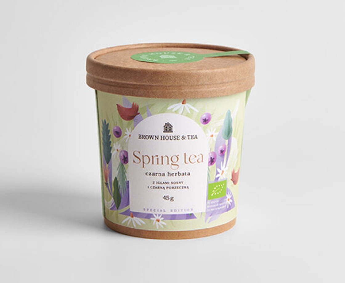 Brown House & Tea – Herbata sypana Spring Tea 45g – Wiosenne orzeźwienie