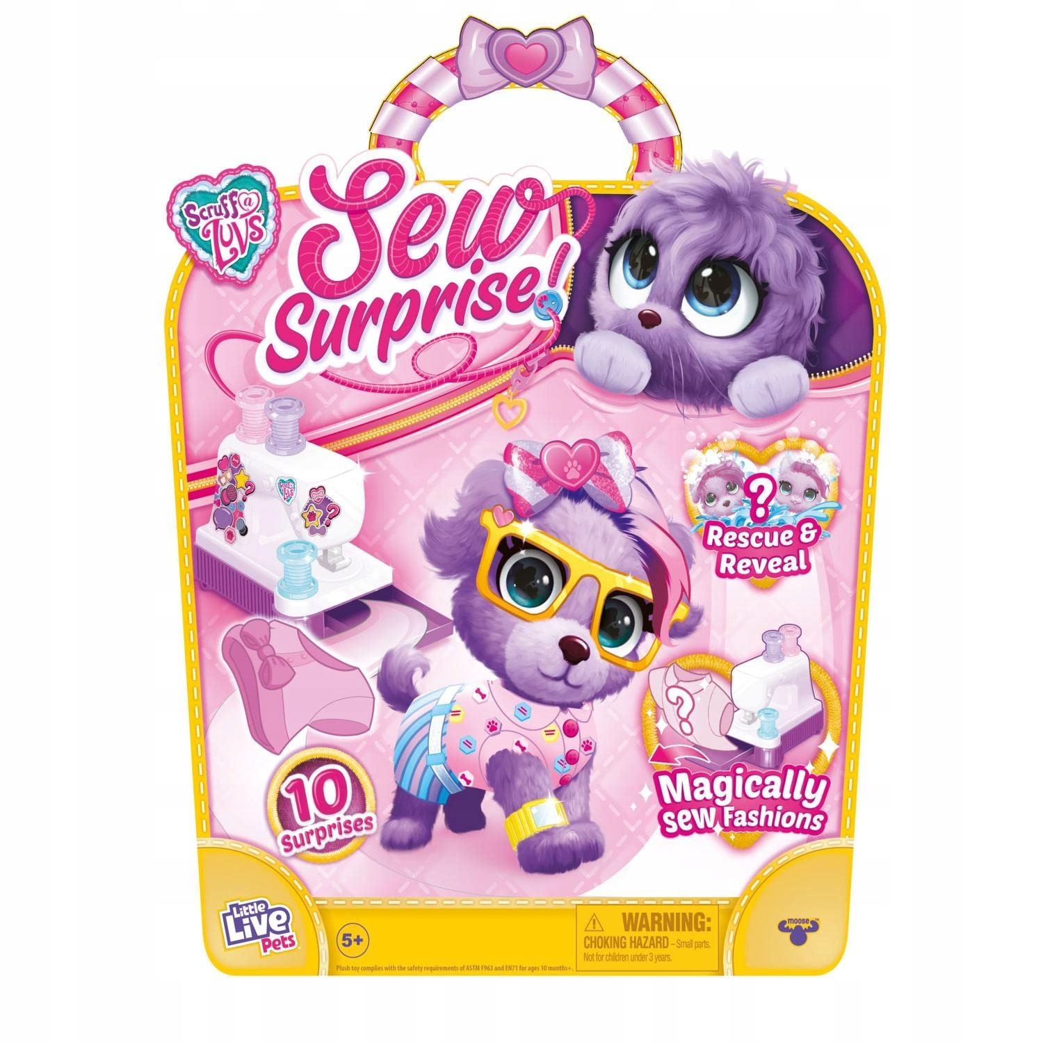 Epee Scruff-a-Luvs - Sew Wow Purple – Odkryj radość z zabawy