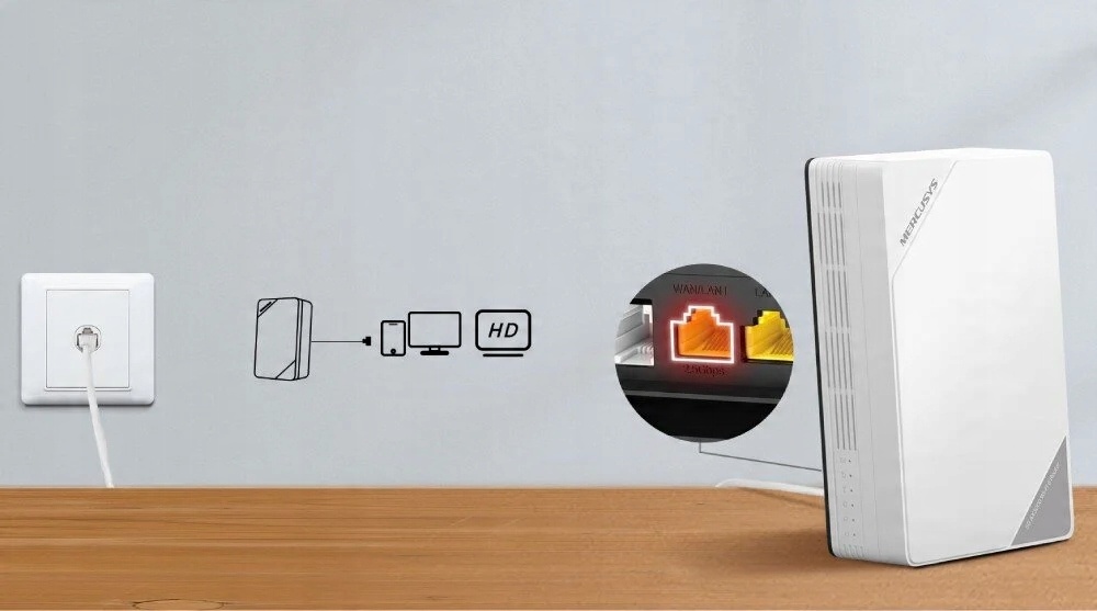 Prosta konfiguracja za pomocą aplikacji MERCUSYS