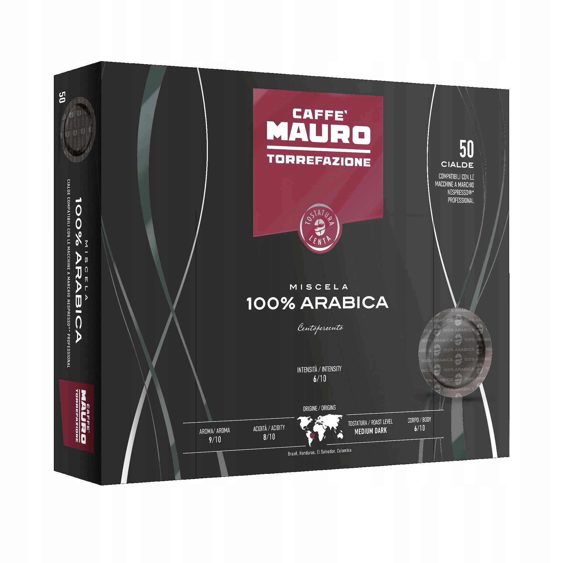 MAURO CENTOPERCENTO kapsułki – Wyjątkowy smak kawy 100% Arabica