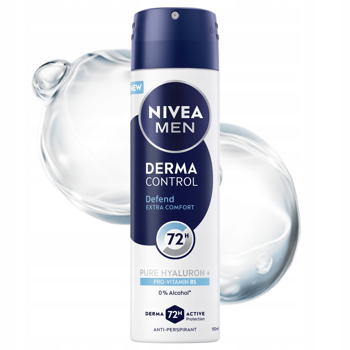 NIVEA MEN Derma Control Defend – Męski antyperspirant w sprayu 150 ml